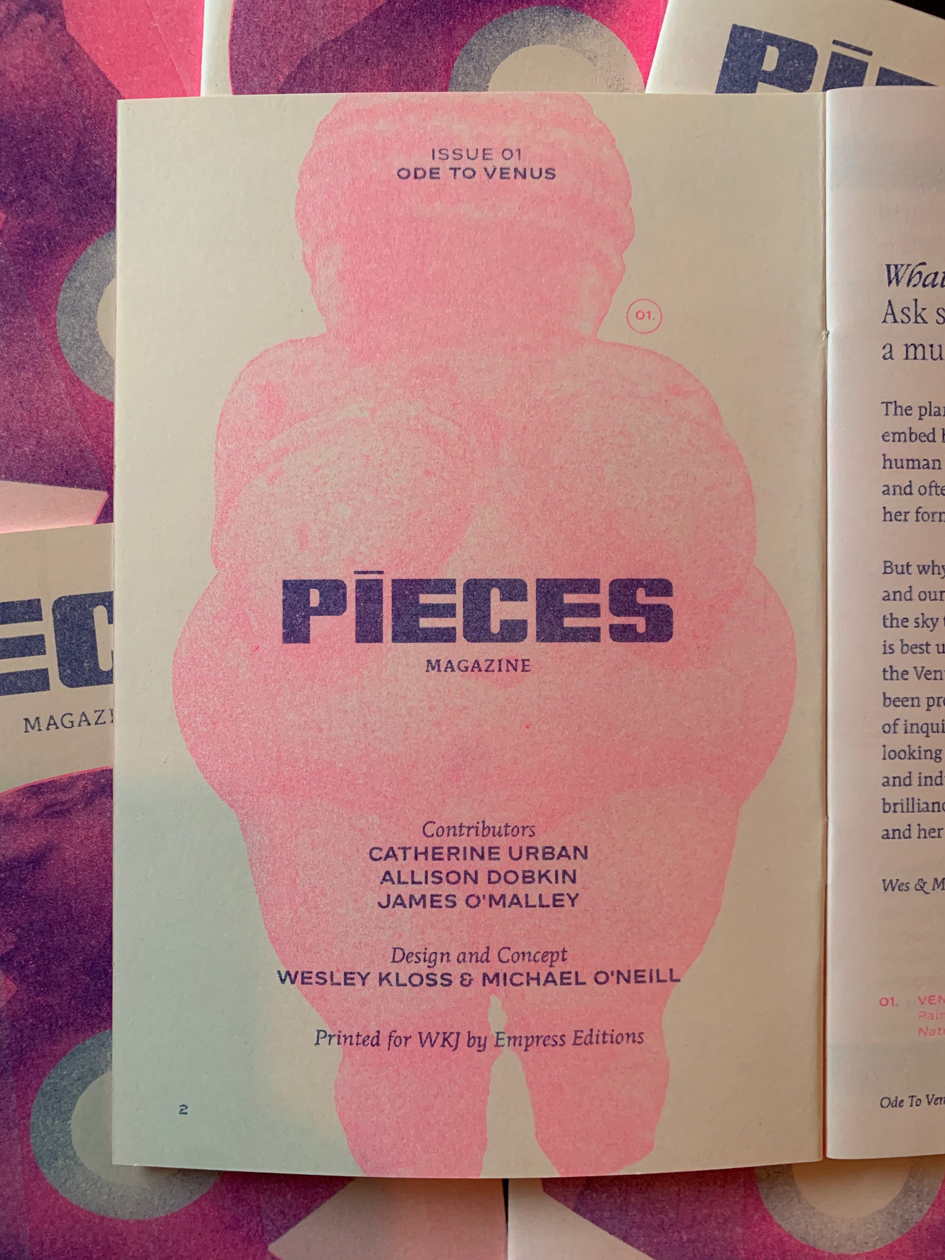 PIECES (No. 1) Ode to Venus